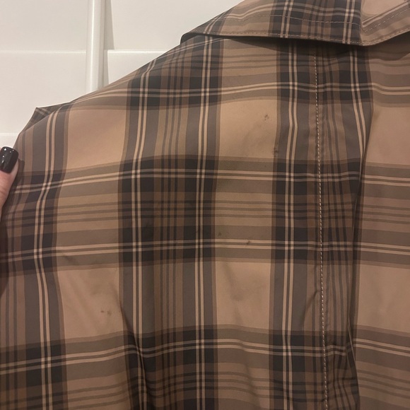 Toteme Tan and Brown Plaid Coat - Picture 8 of 10